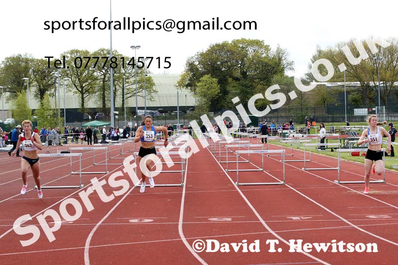 Hurdles, 2021 NECAA Middlesbrough Open Meting, Sunday, May 9th. Photo: David T. Hewitson/Sports for All Pics